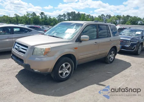 2006 Honda Pilot Ex из США, поврежденный, VIN 5FNYF18446B006554